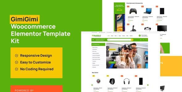 GimiGimi – Woocommmerce Elementor Template Kit GimiGimi – Woocommmerce Elementor Template Kit