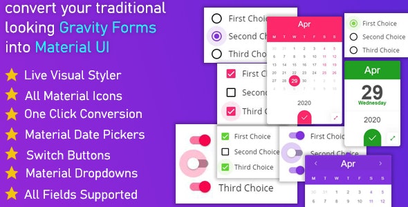 Gravitizer – Gravity Forms Material UI Styler Gravitizer – Gravity Forms Material UI Styler