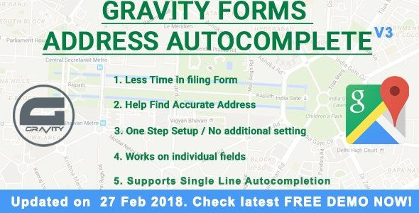 Gravity Forms Address Autocomplete Gravity Forms Address Autocomplete