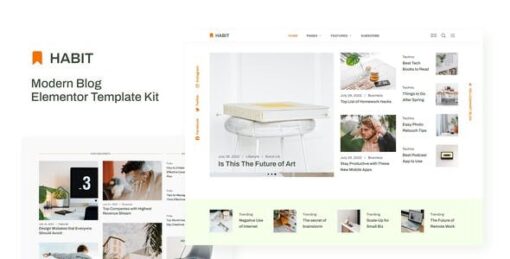 Habit – Modern Blog Elementor Template Kit
