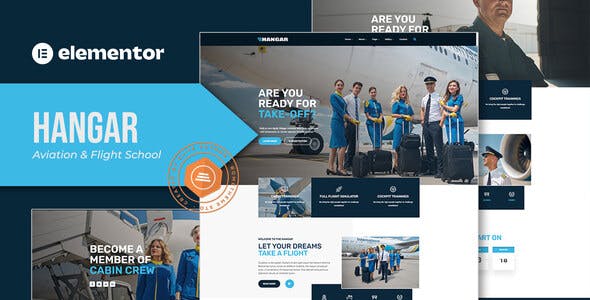 Hangar – Aviation & Flight School Elementor Template Kit Hangar – Aviation & Flight School Elementor Template Kit