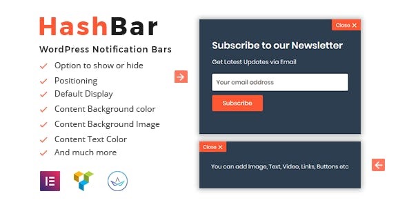 HashBar – WordPress Notification Bar Pro HashBar – WordPress Notification Bar Pro