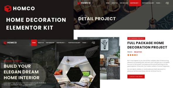 Homco – Home Interior Design Services Elementor Template Kit Homco – Home Interior Design Services Elementor Template Kit