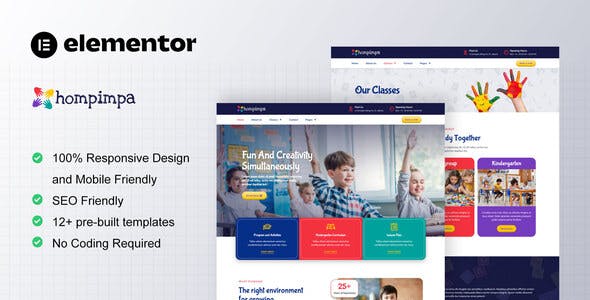 Hompimpa – Kindergarten & Child Care Elementor Template Kit Hompimpa – Kindergarten & Child Care Elementor Template Kit