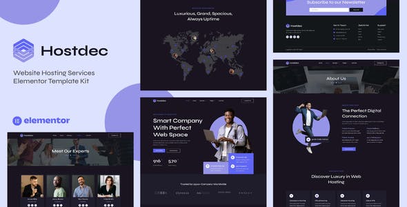 Hostdec – Website Hosting Services Elementor Template Kit Hostdec – Website Hosting Services Elementor Template Kit