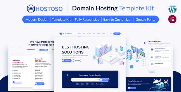 HOSTOSO – Hosting & Webhosting Service Template Kit HOSTOSO – Hosting & Webhosting Service Template Kit
