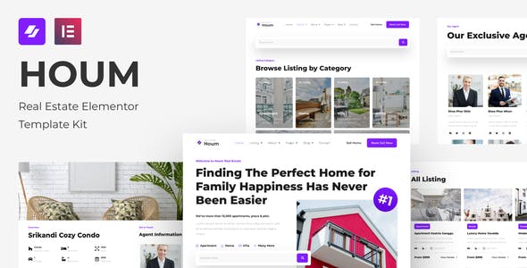 Houm – Real Estate Elementor Template Kit Houm – Real Estate Elementor Template Kit