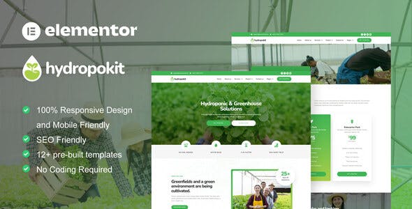 Hydropokit – Hydroponic & Agriculture Elementor Template Kit Hydropokit – Hydroponic & Agriculture Elementor Template Kit