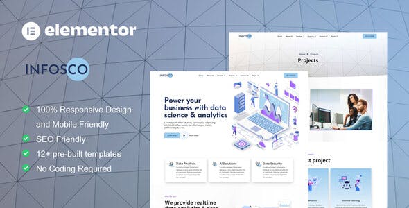 Infosco – Data Science & Analytic Service Elementor Template Kit Infosco – Data Science & Analytic Service Elementor Template Kit