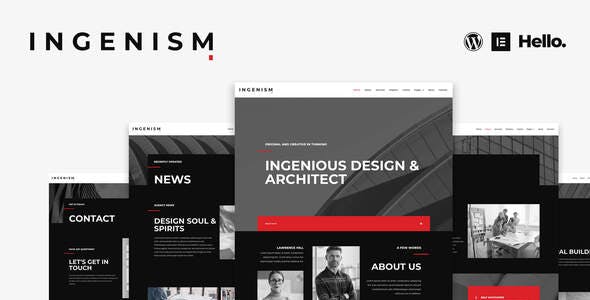 INGENISM – Architectural Design Agency Elementor Template Kit INGENISM – Architectural Design Agency Elementor Template Kit