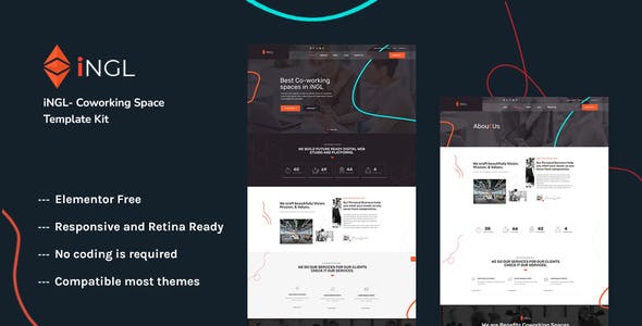 Ingl – Coworking Space Elementor Template Kit Ingl – Coworking Space Elementor Template Kit