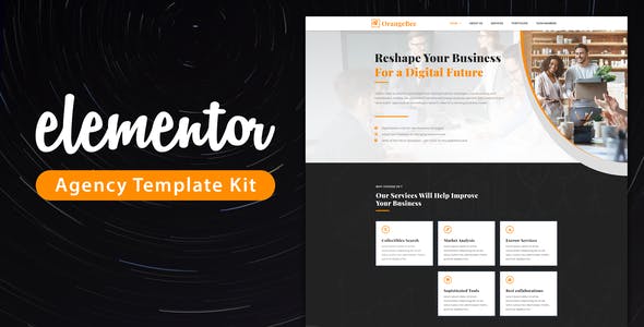 OrangeBee – Agency Template Kit OrangeBee – Agency Template Kit