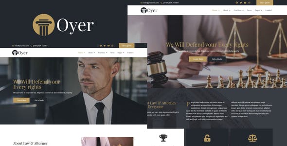 Oyer – Lawyer & Attorney Elementor Template Kit Oyer – Lawyer & Attorney Elementor Template Kit