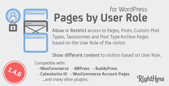 Pages by User Role for WordPress Pages by User Role for WordPress