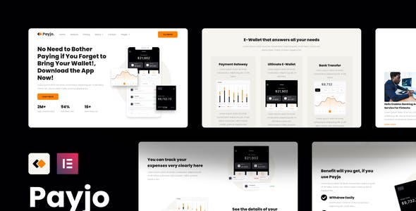 Payjo – Fintech Elementor Template Kit Payjo – Fintech Elementor Template Kit