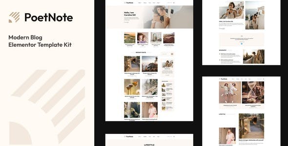 PoetNote – Modern Blog Elementor Pro Template Kit PoetNote – Modern Blog Elementor Pro Template Kit