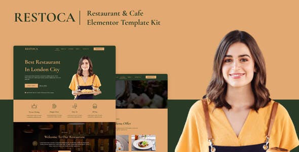 Restoca – Restaurant & Cafe Elementor Template Kit Restoca – Restaurant & Cafe Elementor Template Kit