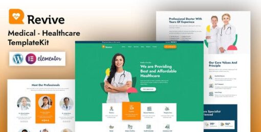 Revive – Medical Elementor Template Kit