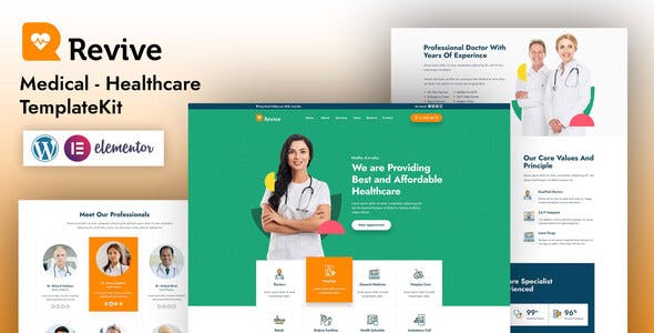 Revive – Medical Elementor Template Kit Revive – Medical Elementor Template Kit