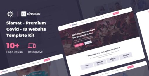 Slamat – Pandemic Awareness Elementor Template Kit
