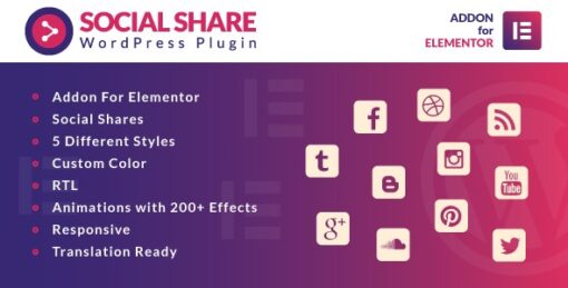 Social Share for Elementor