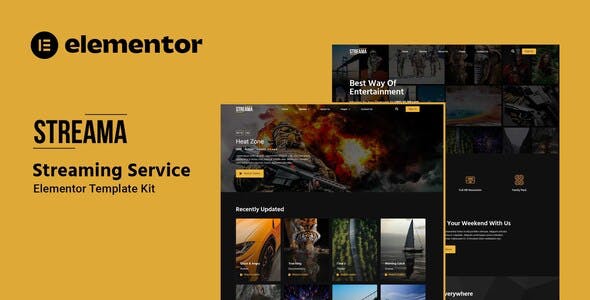 Streama – Streaming Service Elementor Template Kit Streama – Streaming Service Elementor Template Kit