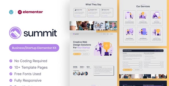 Summit – Business and Startup Template Kit Summit – Business and Startup Template Kit