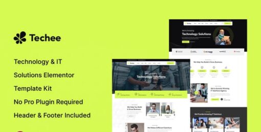 Techee – Technology & IT Solutions Elementor Template Kit