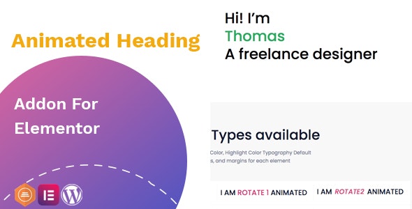 TFAnimated Headline Addon For Elementor TFAnimated Headline Addon For Elementor