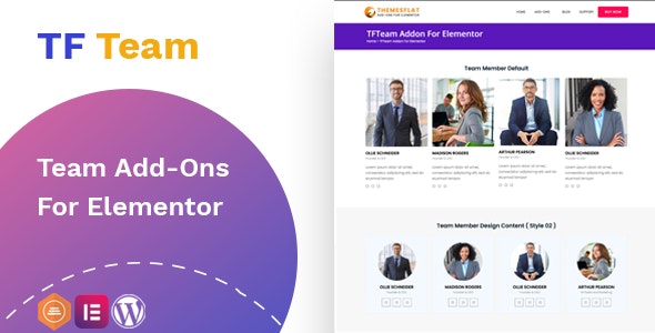 TFTeam Addon For Elementor TFTeam Addon For Elementor