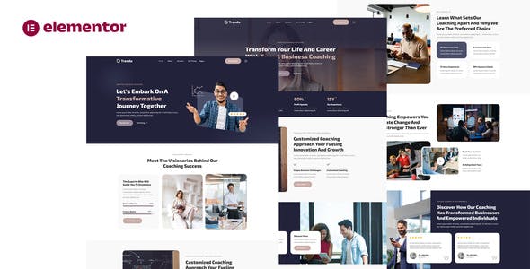 Trenda – Creative Business Coaching Elementor Template Kit Trenda – Creative Business Coaching Elementor Template Kit