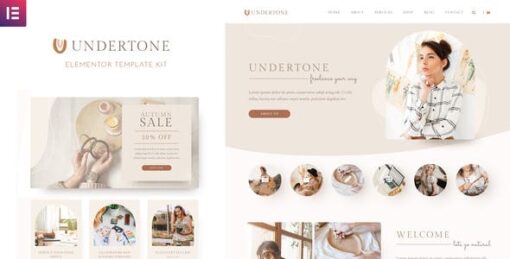 Undertone – Business Services & Shop Elementor Template Kit
