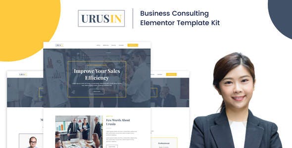 Urusin – Business Consulting Elementor Template Kit Urusin – Business Consulting Elementor Template Kit