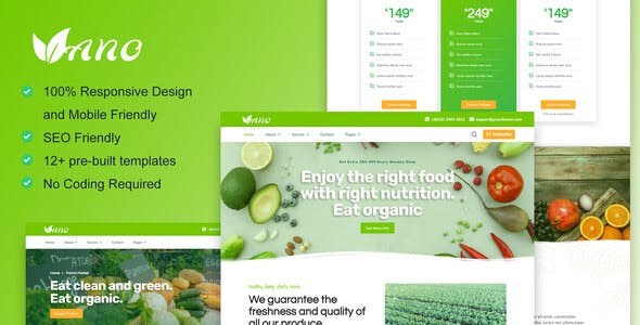 Vano – Organic Food & Agriculture Elementor Template Kit Vano – Organic Food & Agriculture Elementor Template Kit