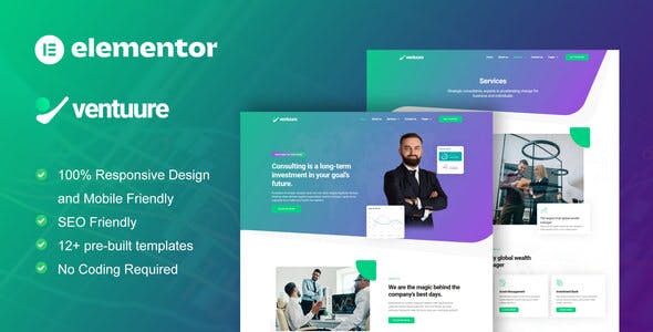 Ventuure – Business Consulting & Investment Elementor Template Kit Ventuure – Business Consulting & Investment Elementor Template Kit