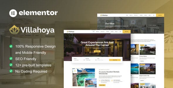 Villahoya – Villa Vacation Rental Elementor Template Kit Villahoya – Villa Vacation Rental Elementor Template Kit