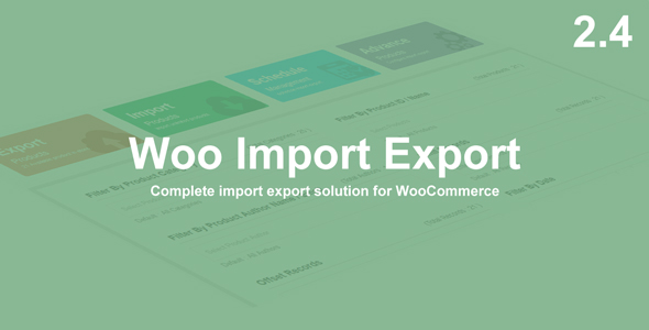 Woo Import Export Woo Import Export