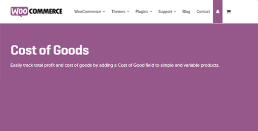 Woocommerce Cost Of Goods