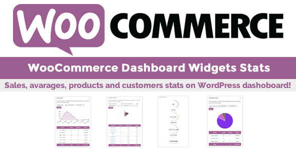 WooCommerce Dashboard Widgets Stats WooCommerce Dashboard Widgets Stats