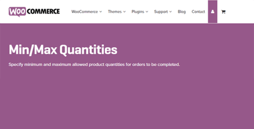 Woocommerce Min Max Quantities