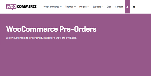 Woocommerce Pre-Orders Woocommerce Pre-Orders