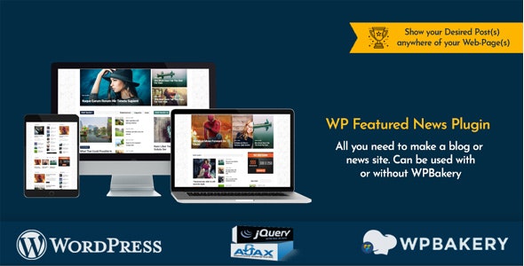 WP Featured News | Custom Posts Listing Plugin WP Featured News | Custom Posts Listing Plugin