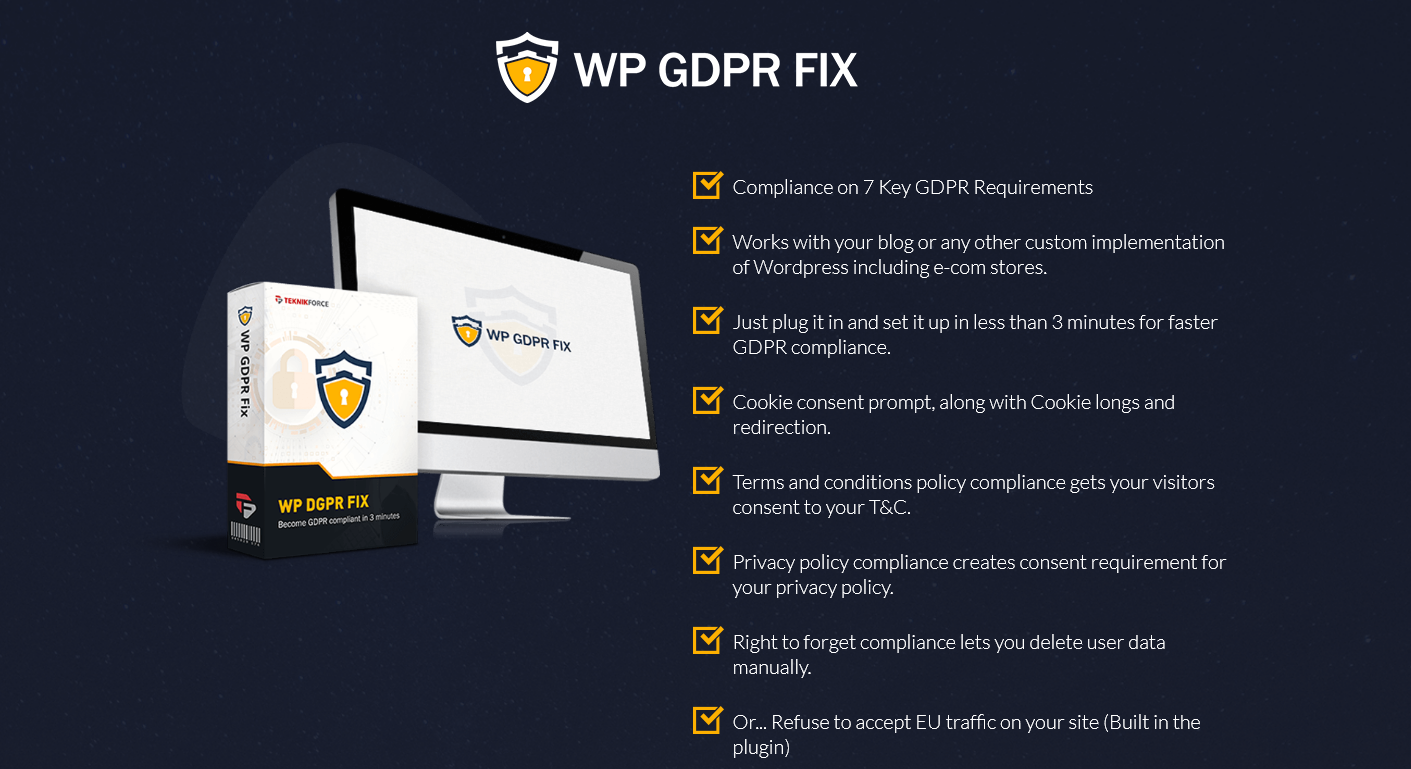 WP GDPR Fix Pro WP GDPR Fix Pro
