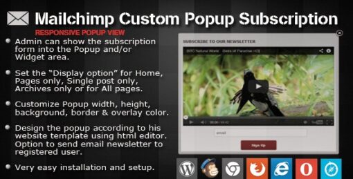 WP Mailchimp Subscription
