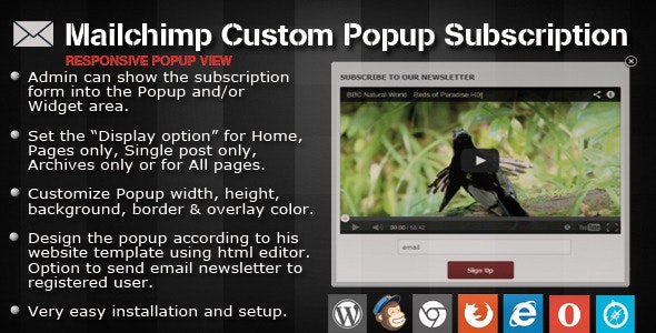 WP Mailchimp Subscription WP Mailchimp Subscription