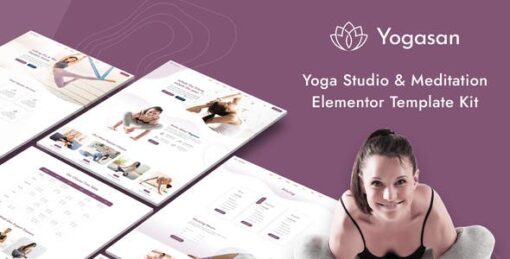 Yogasan – Yoga Studio & Meditation Elementor Template Kit