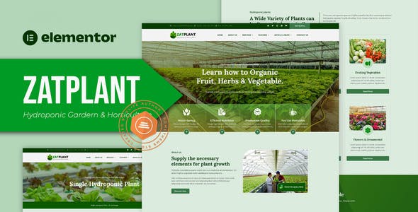 Zatplant – Hydroponic Garden and Horticulture Elementor Template Kit Zatplant – Hydroponic Garden and Horticulture Elementor Template Kit