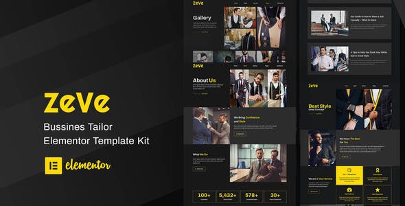 Zeve – Tailor Service Elementor Template Kit Zeve – Tailor Service Elementor Template Kit