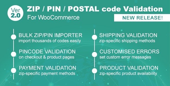Zip/Pin/Postal Code Validator For WooCommerce Zip/Pin/Postal Code Validator For WooCommerce