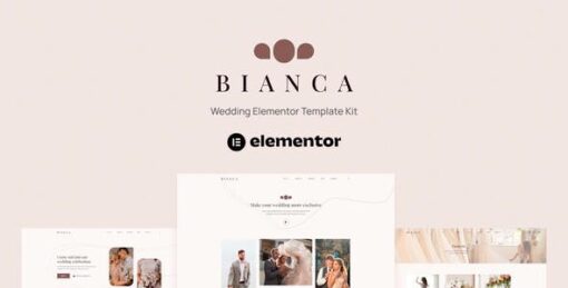 Bianca – Wedding Elementor Template Kit